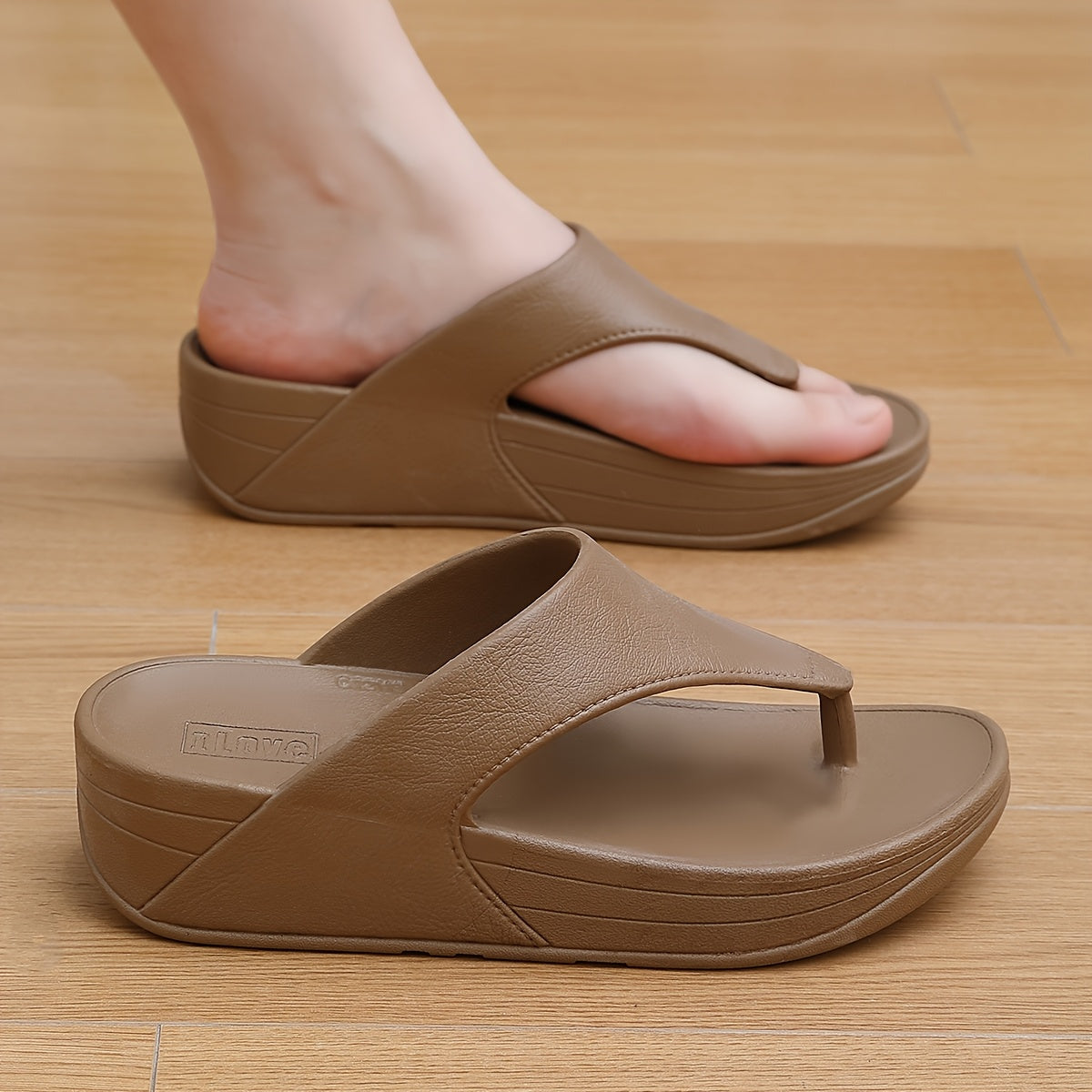 Ayollar uchun qora EVA flip-floplar ochiq barmoqli yozgi basseyn poyabzali