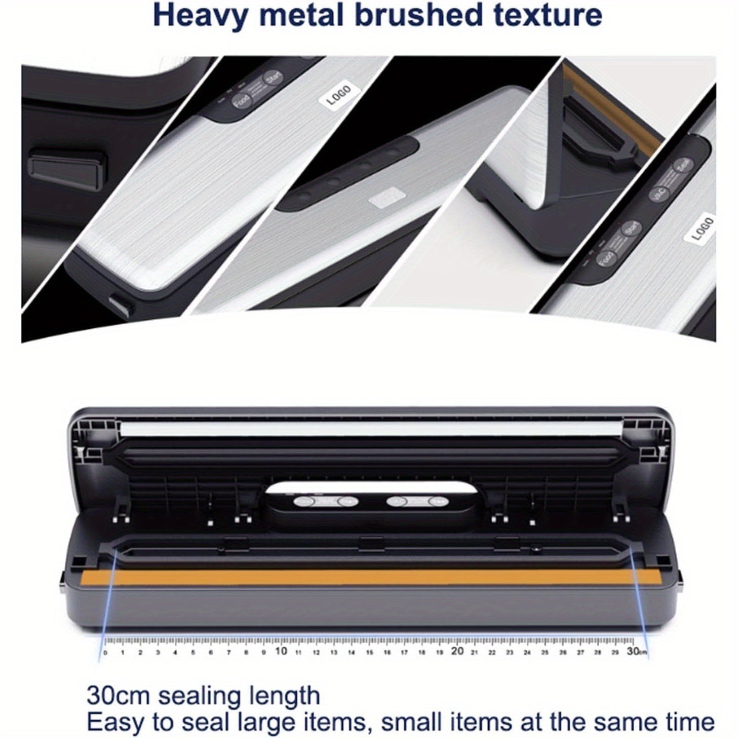 Automatic Vacuum Sealer 125W with 5 Bags Multifunctional Food Preservation