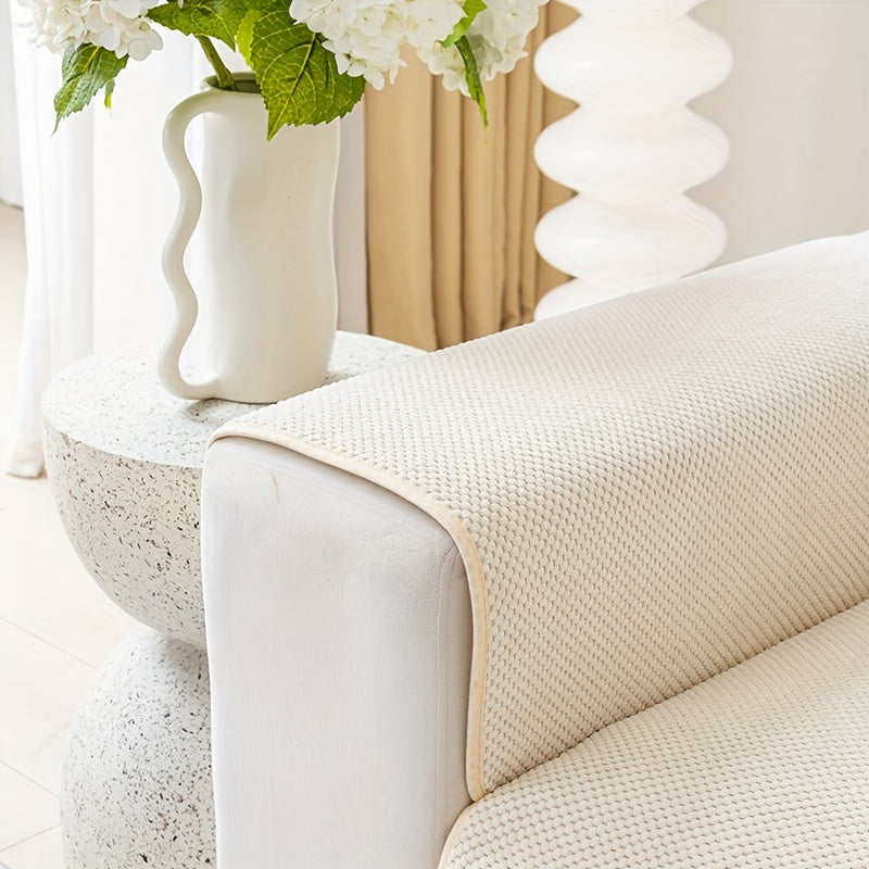 Нескользящая накидка на диван для домашних животных и декора, водонепроницаемая, легкая установка