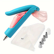 Cake Decorating Kit with Stainless Steel Tips Reusable Pastry Bags and Coupler