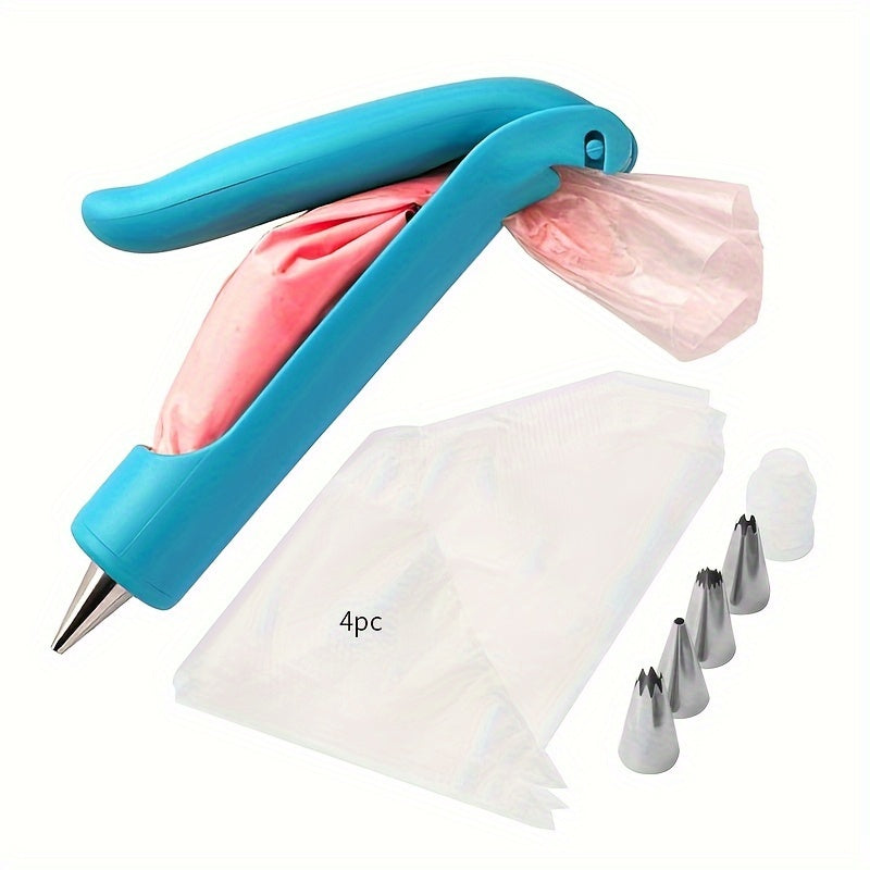 Cake Decorating Kit with Stainless Steel Tips Reusable Pastry Bags and Coupler