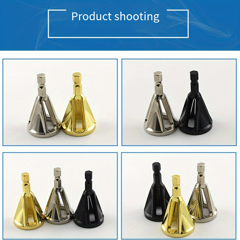 Universal Metal Burr Removal and Chamfering Tool for Drills