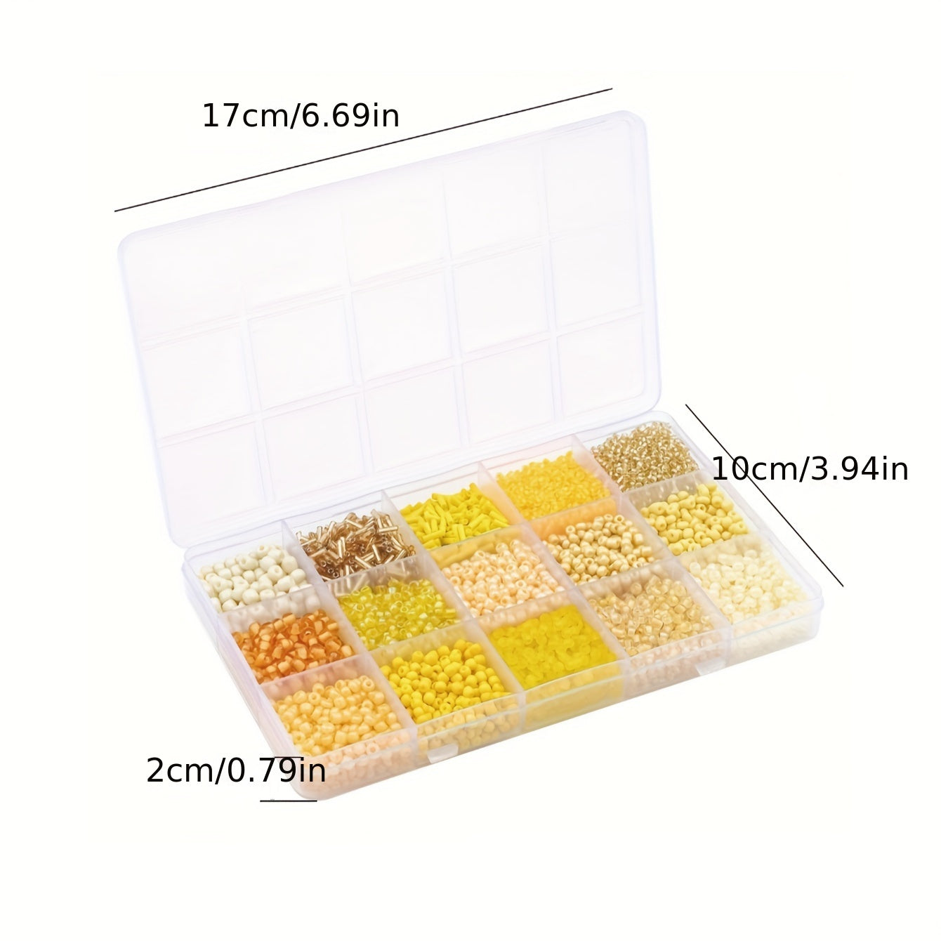 Jewelry Making Kit with Solid Color Rice Beads Tube Beads and Glass Beads
