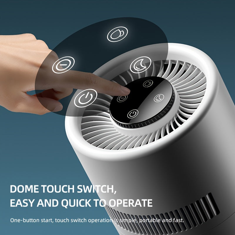 Ultrasonic USB Humidifier for Home Bedroom Office Desk Purifies Air