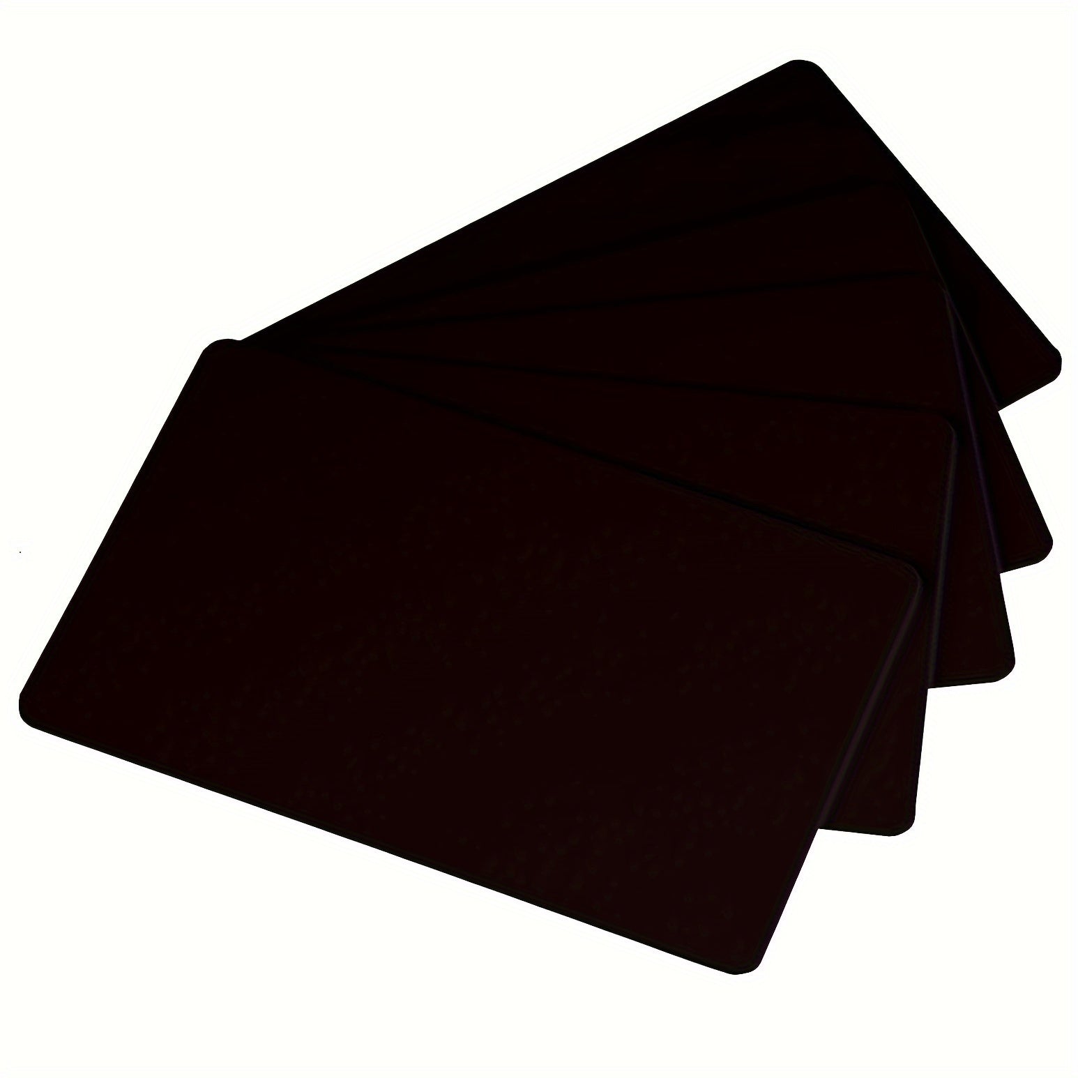 Черные PVC NFC-карты с чипом NTAG215 объемом 504 байта, программируемые для смартфонов