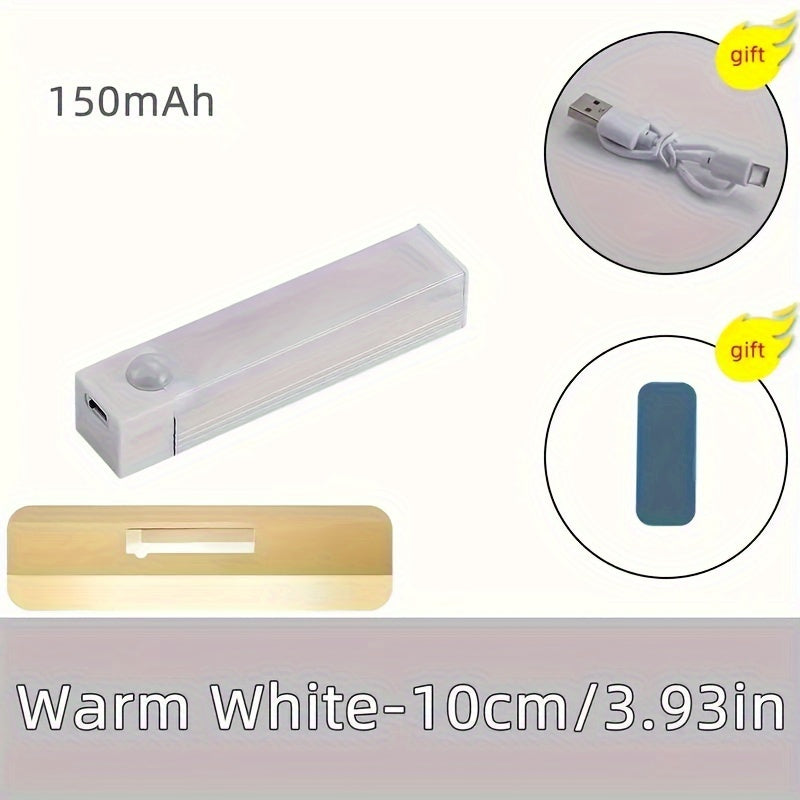 Wireless LED Cabinet Light with Magnetic Mount USB Rechargeable for Indoor Use