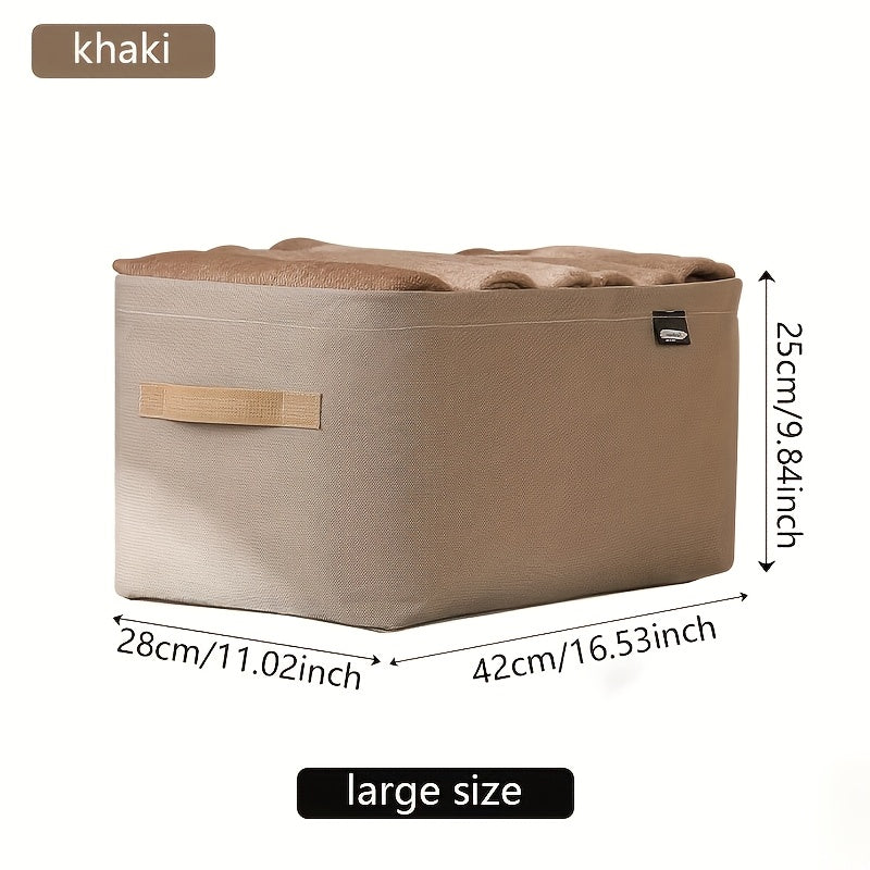 Clothes Storage Box with Handles Lightweight Wardrobe Organizer
