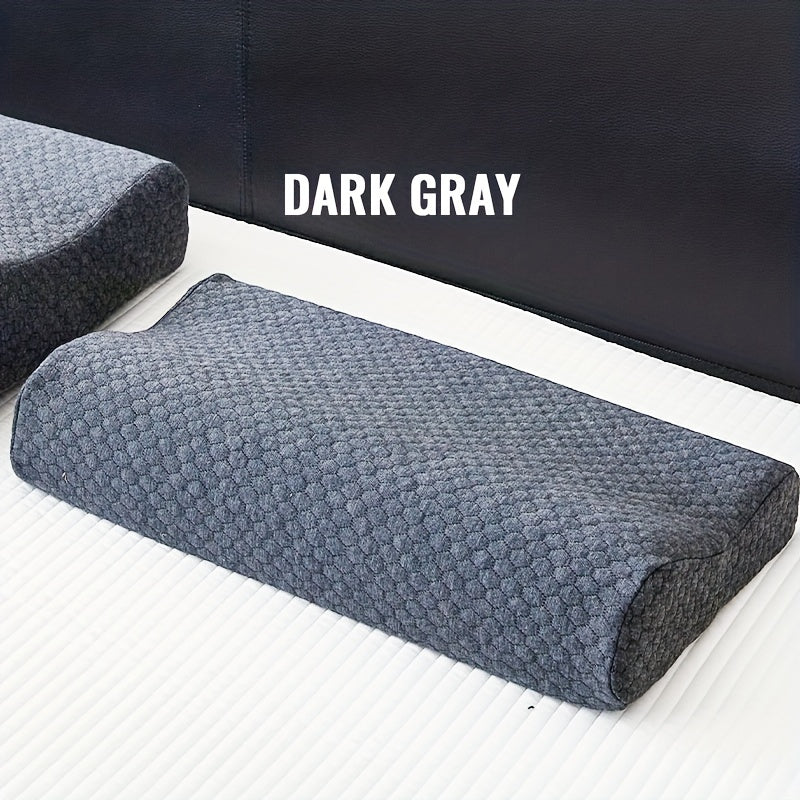 Memory Foam Pillow for Neck and Cervical Support Contour Shape for Comfortable Sleep