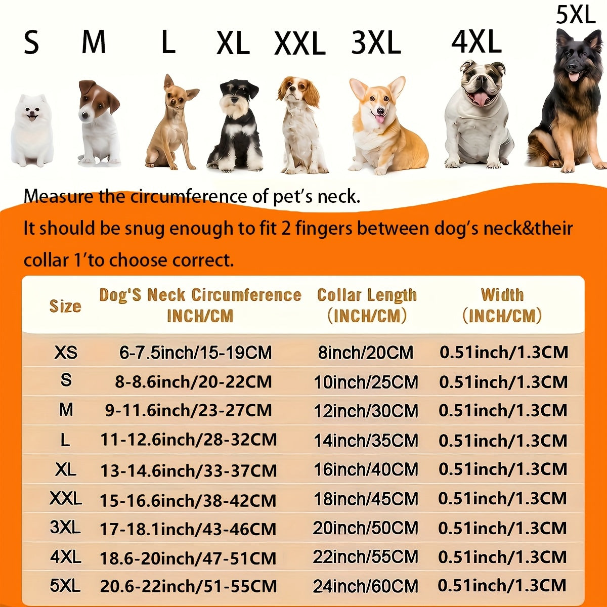 Dog Collar with Rhinestones Cuban Link Stainless Steel 13mm Wide Adjustable