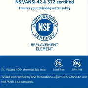 Water Filter Pitcher Replacement 6 Pack NSF Certified for Water Dispensers