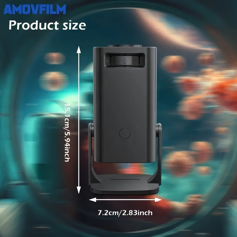 Портативный мини HD-проектор для домашнего кинотеатра, поддержка 1080P, совместимость с USB