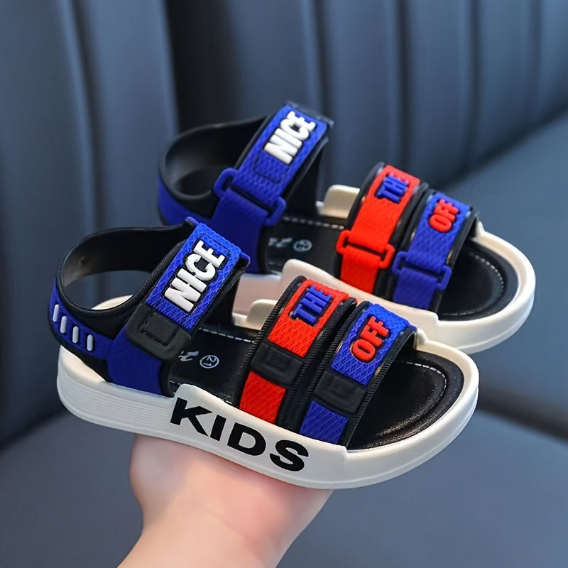 Boys Summer Sandals Kids' Breathable Non-Slip PVC Open Toe Casual Outdoor Shoes