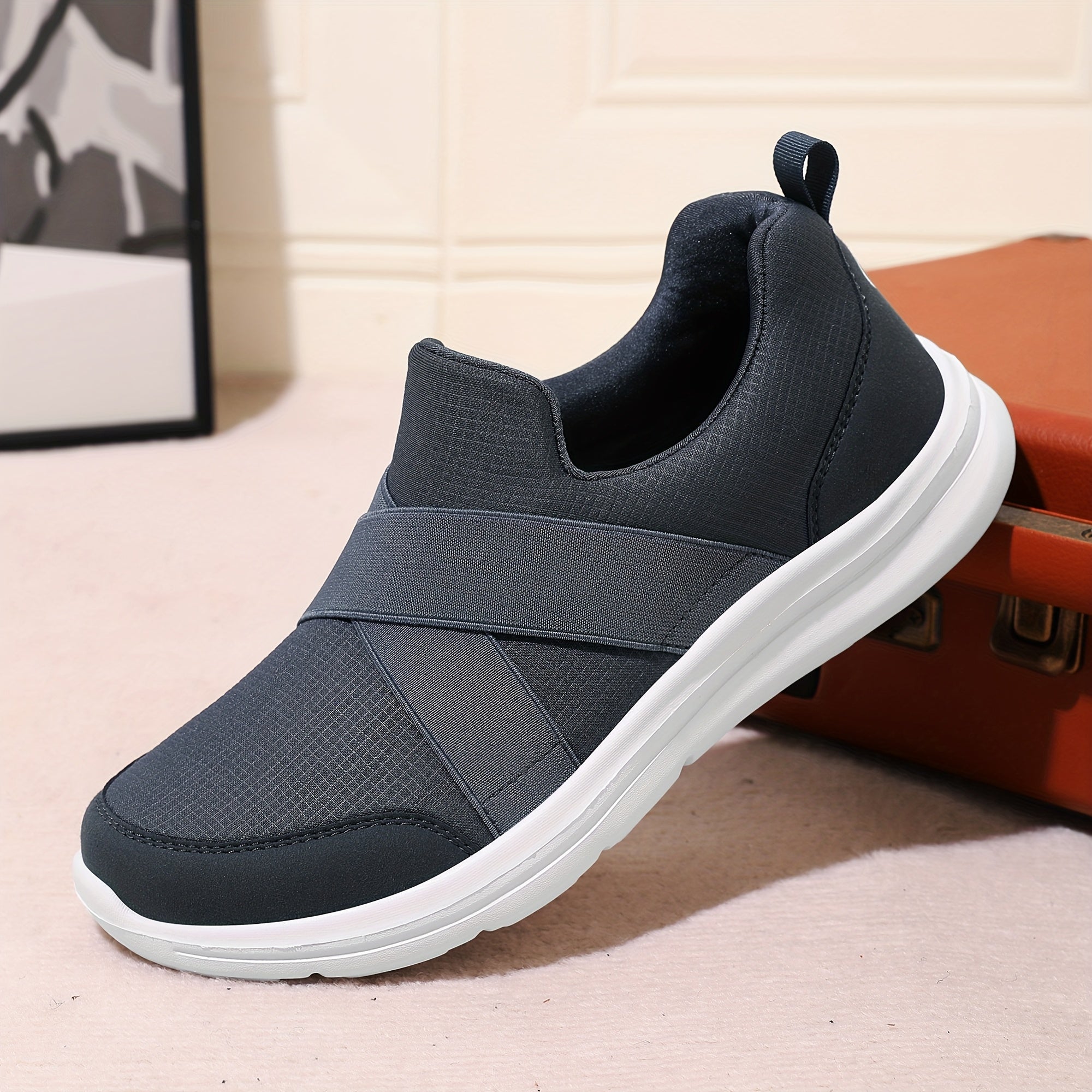 Women’s Mesh Slip-On Casual Sneakers Breathable Comfort Low-Top