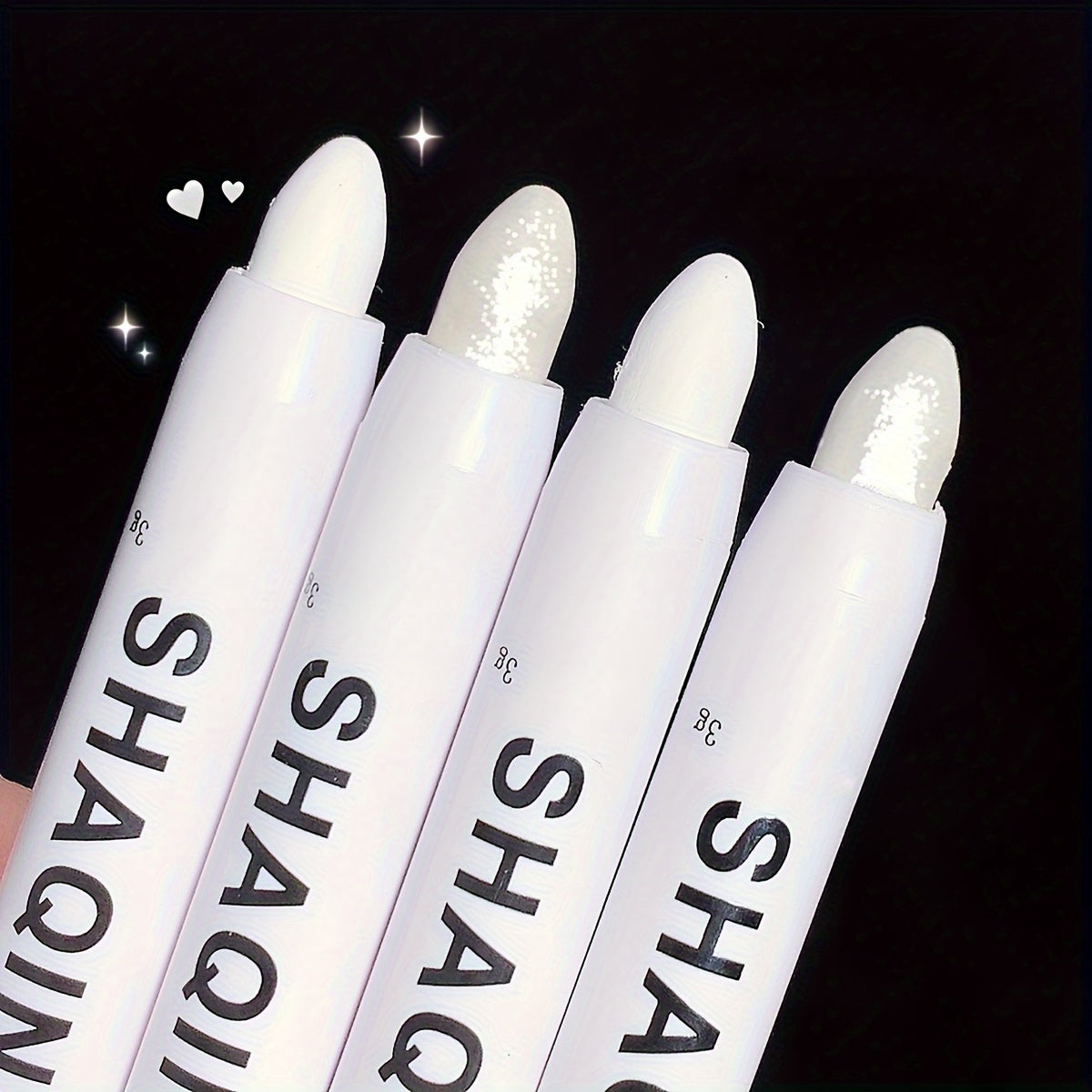 Musiqa festivali uchun ko'zni yorituvchi, ko'z burchaklari uchun yorqinlashtiruvchi qalam, porloq ko'z qopqog'i qalam.