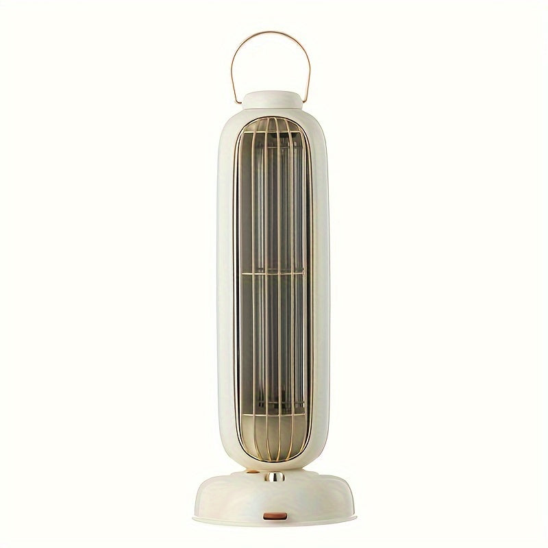 USB-Powered Oscillating Tower Fan White for Kitchen Bedroom Office