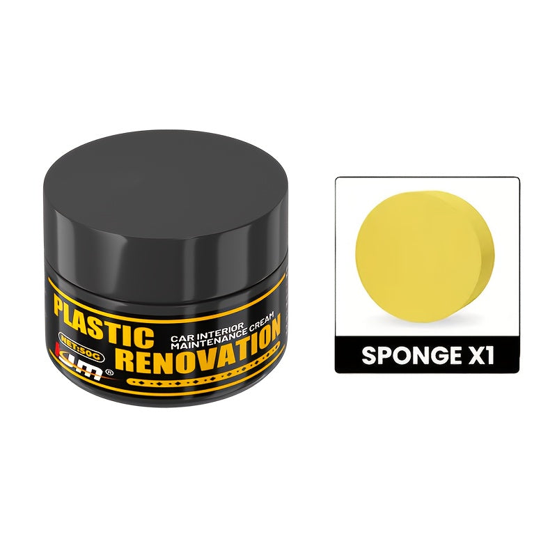 Restaurador de plástico y caucho para automóviles Pasta negra brillante Reparación de neumáticos Oxidación