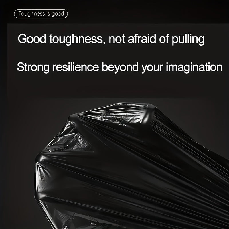 180 Pack Heavy Duty Black Plastic Garbage Bags Leak-Resistant Thickened Trash Bags