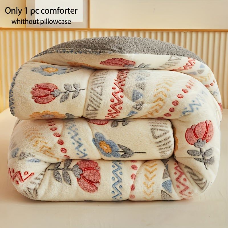 Bohemiya gulli velur quvvatlovchi to'plam, barcha mavsumlar uchun qilingan mikroto'lqinli yostiq to'shagi