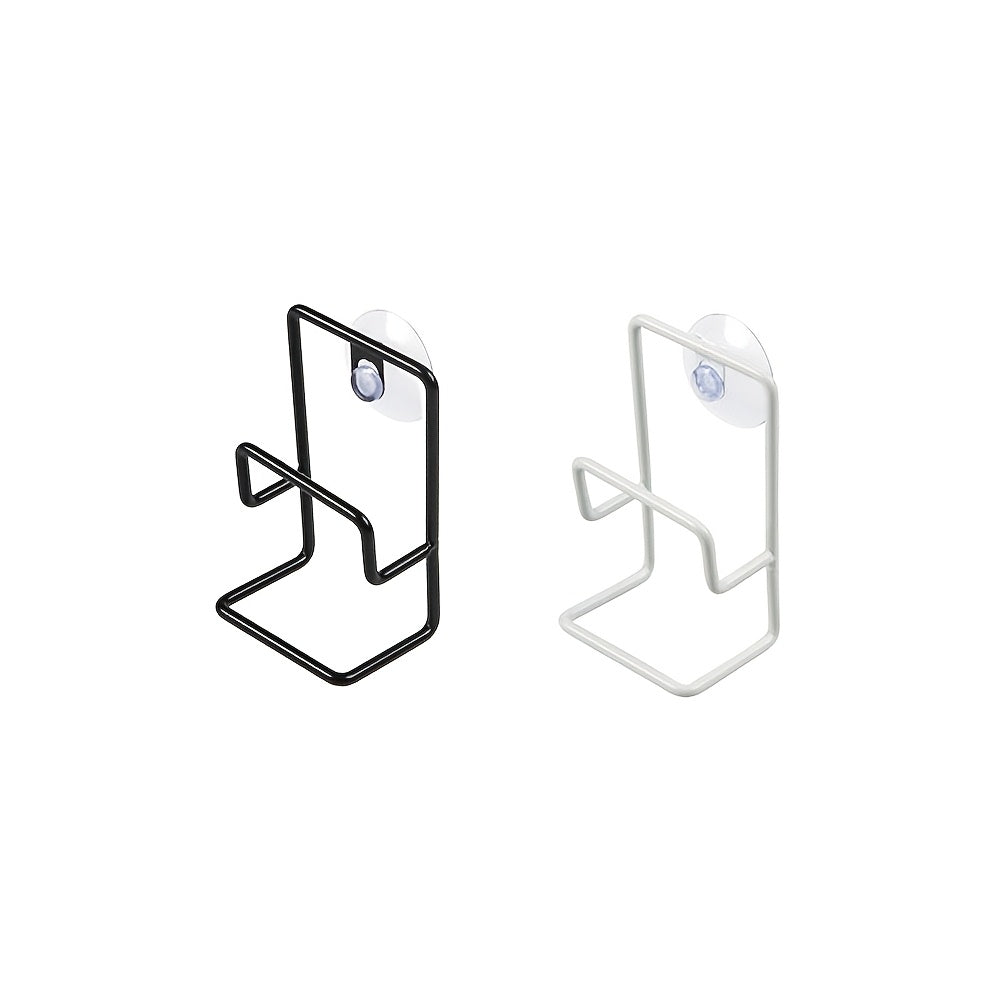 Porta esponjas de metal contemporáneo para pared, almacenamiento duradero para fregadero de cocina