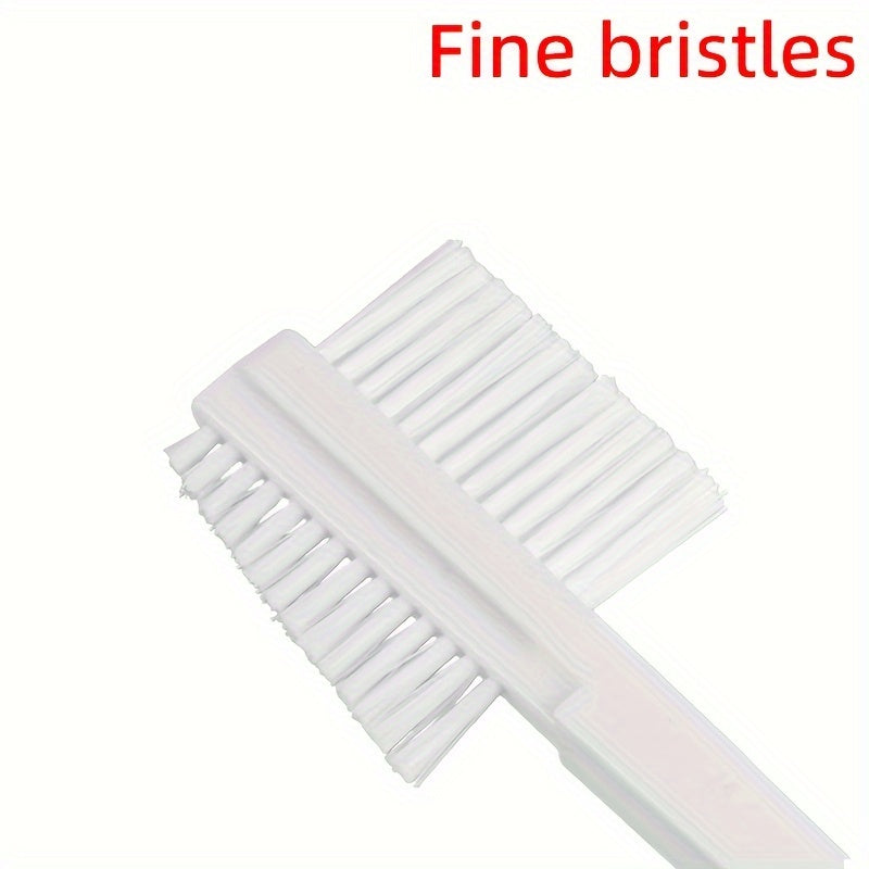 Щетка для очистки зазоров и углов внутри автомобиля, двусторонняя, прочная щетина из ПП