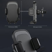 Car Air Outlet Phone Holder Black Car Center Console Clip Car Mount