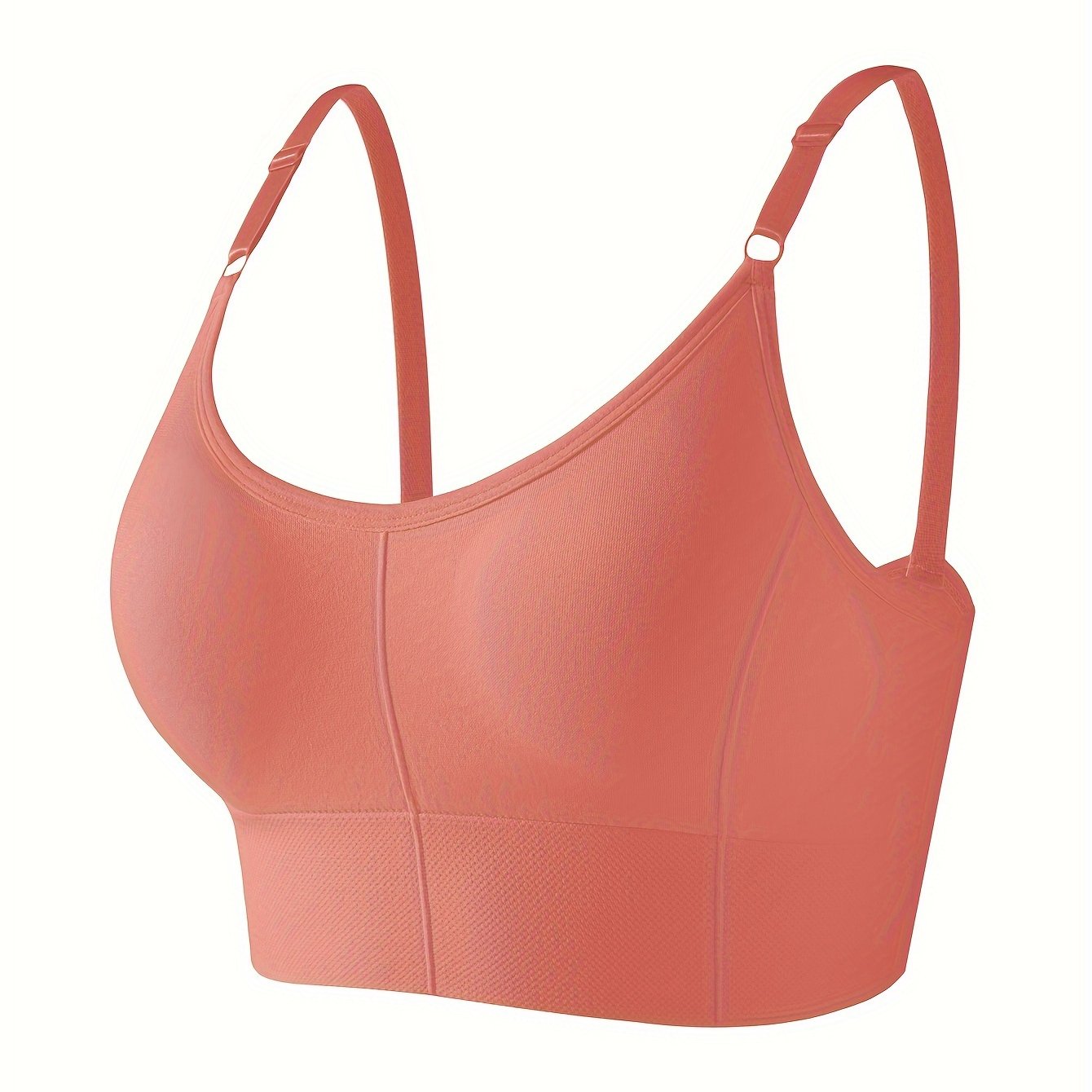 Women's Gray Wireless Bra with Removable Pads and Breathable Nylon Blend