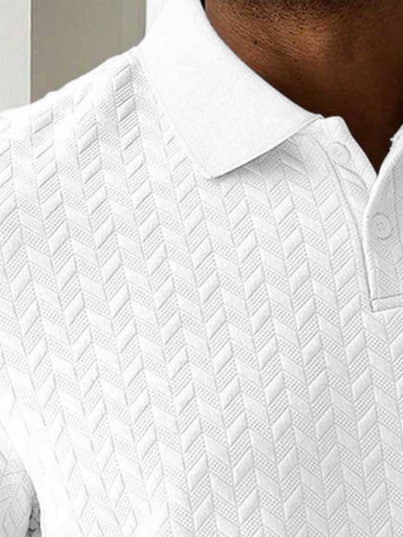 Men's Polo Shirt with Eagle Print Short Sleeve Summer Casual Slim Fit