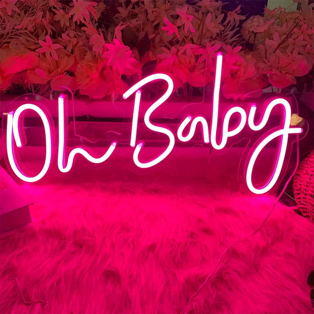 Neon Light Sign for Baby Room or Events with Infinite Dimming Feature