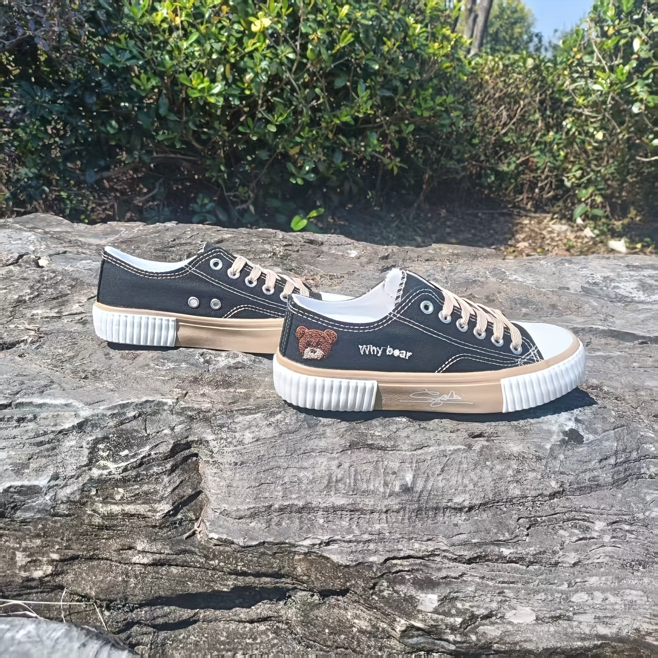 Women's Casual Vintage Fabric Flat Shoes With Cartoon Pattern