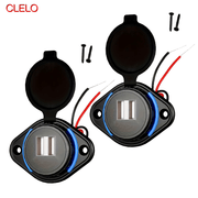 12V Двойная USB автомобильная зарядка, розетка для RV, без аккумулятора, розетки