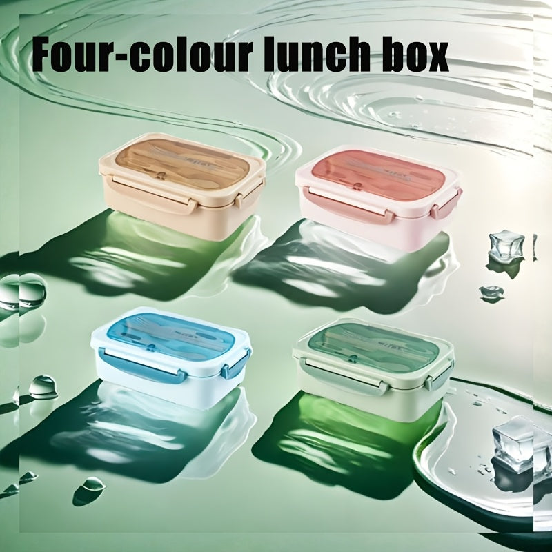 Портативный набор для обеда с контейнером для столовых приборов, герметичный, для отдыха на природе, работы и пикников