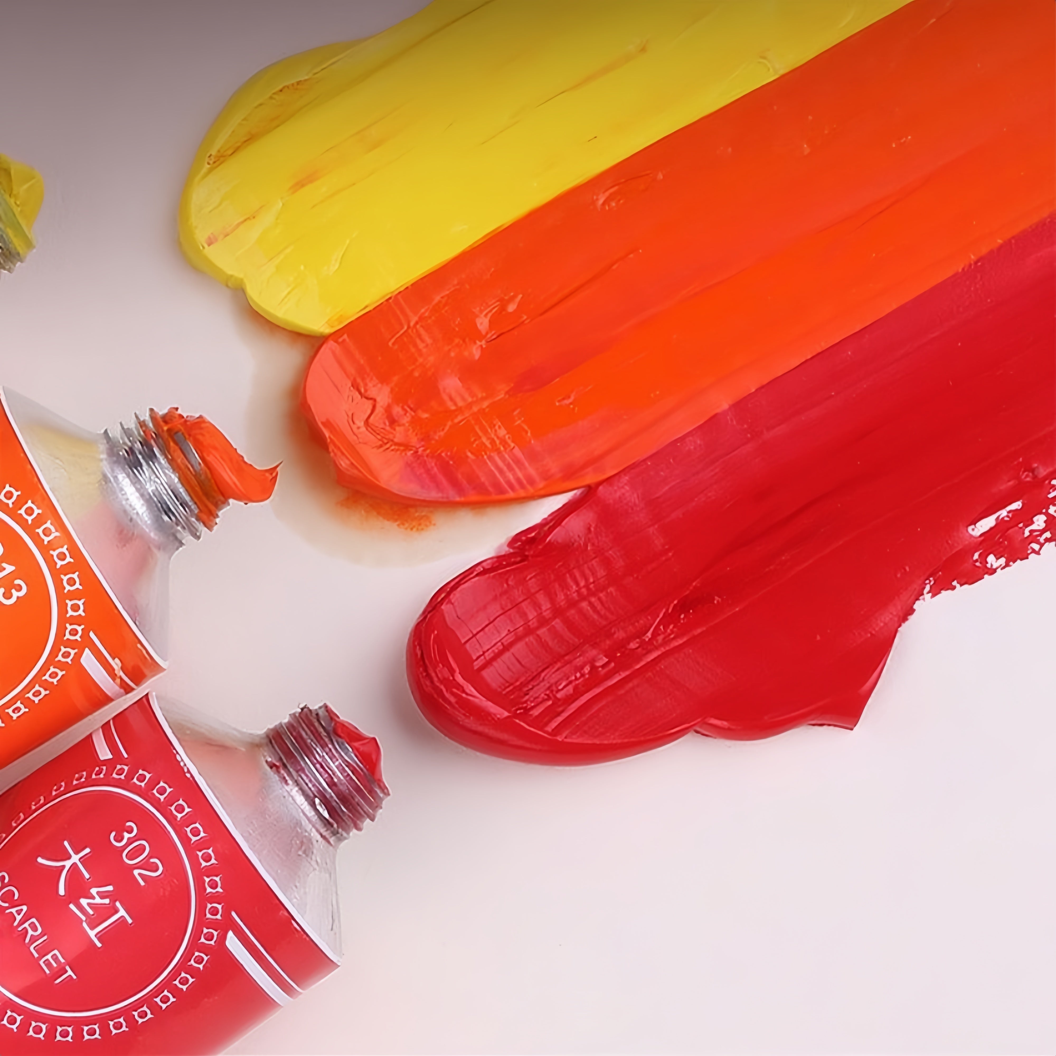 50ml White Oil Paint Tube for Canvas and Graffiti Art Professional Artist Grade