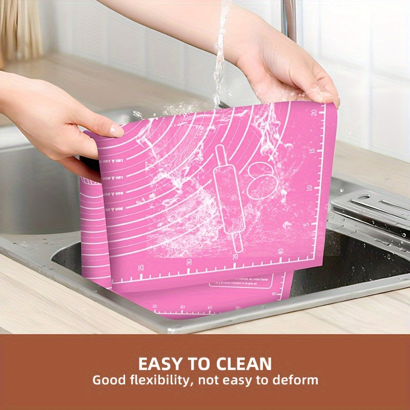 EVA Baking Mat 29.97x29.97 cm Non-Stick Food-Grade Dough Rolling Mat for Kitchen and Restaurant