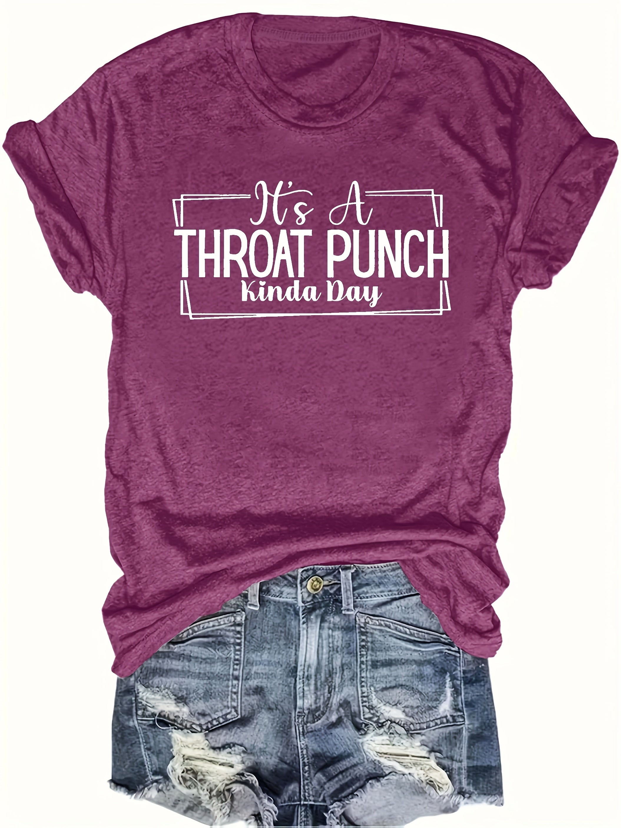 Women's Casual Short Sleeve T-Shirt Loose Fit Round Neck Top