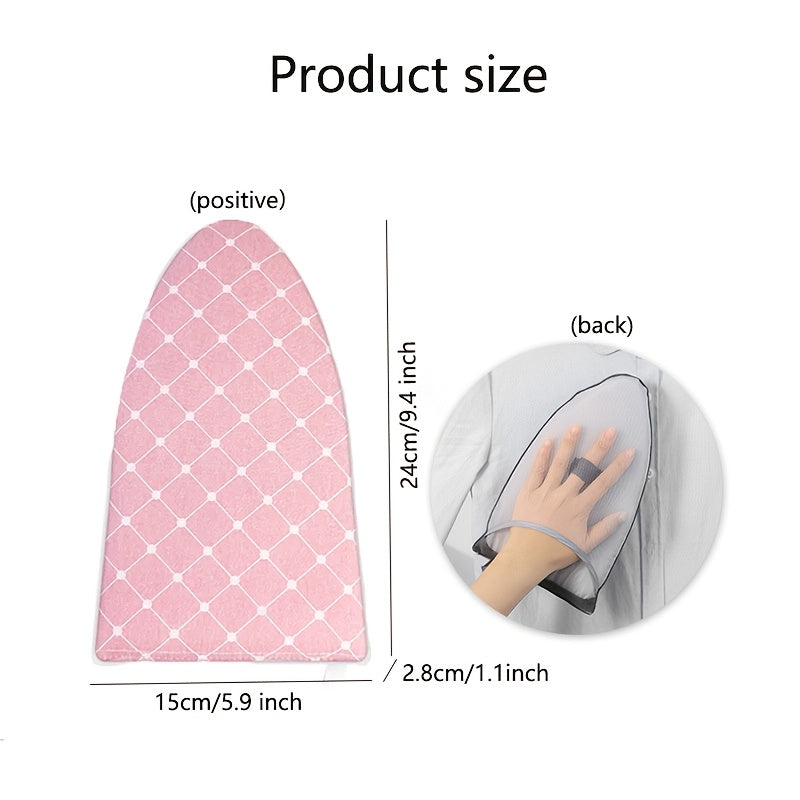 Alfombrilla protectora de tela para planchar con recubrimiento de silicona y malla resistente al calor