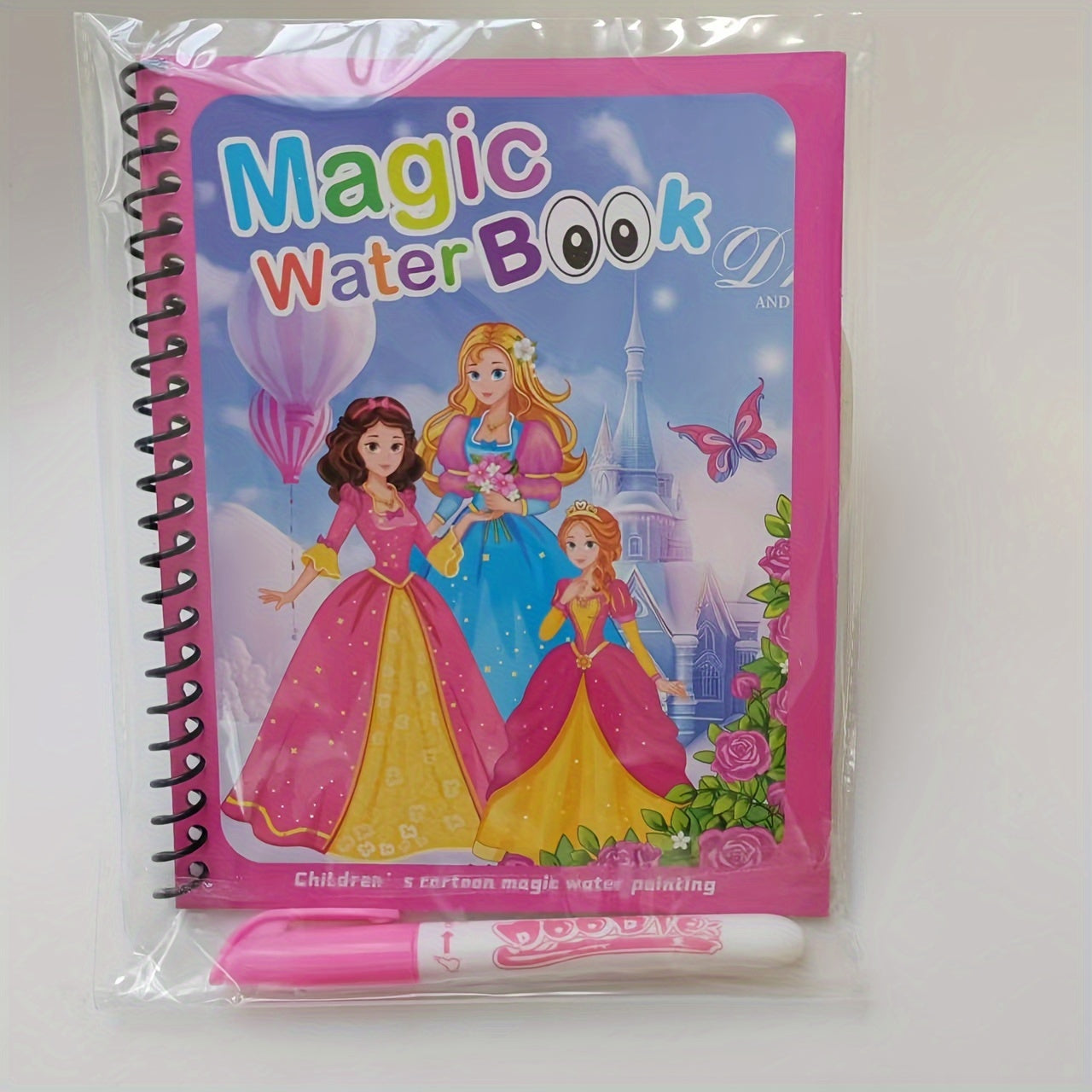 Kids Watercolor Coloring Book with Pen and Paint-by-Numbers Activities for Creative Kids