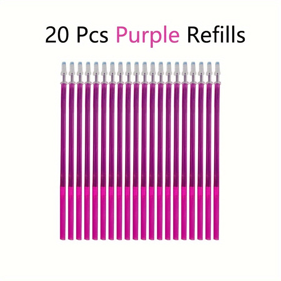 13 yoki 20 ta o'chiriladigan ruchka to'plami, 0.5 refill, yuviladigan tutqich. Ofis yoki maktabda foydalanish uchun mukammal.