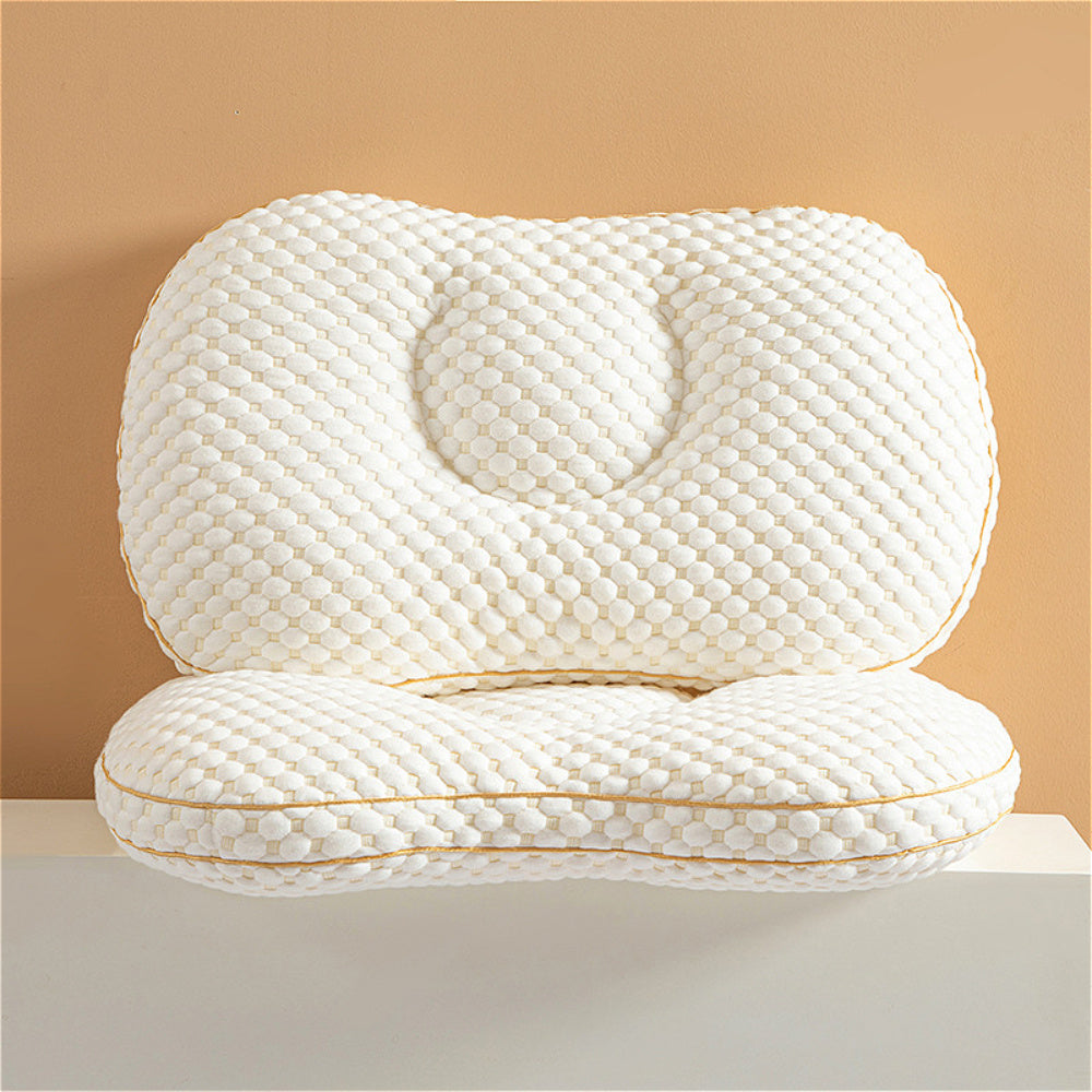 Almohada ergonómica de cuello de punto mariposa para dormir y soporte posparto