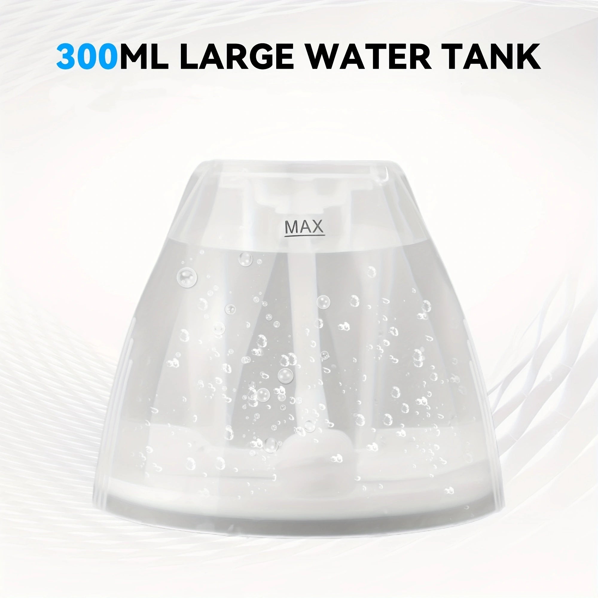 Plancha de vapor de mano 2 en 1 portátil con depósito de agua de 300 ml para viaje y hogar