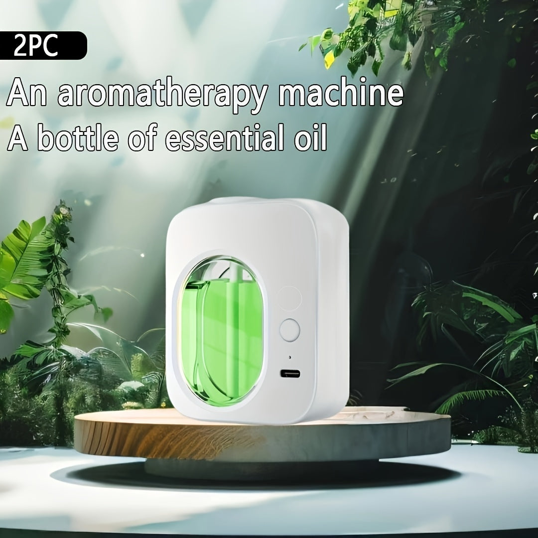 Многофункциональный ароматерапевтический диффузор для дома и офиса, USB-заряжаемый, с регулируемой скоростью, настенный крепеж, подставка