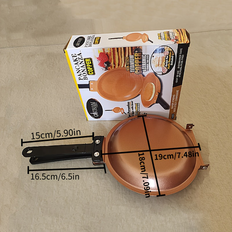 Meksika yig'ilish dizayni va yopishqoq bo'lmagan qoplamaga ega po'latdan yasalgan ikki tomonlama tekis tagli panjara, silikon spatula bilan. Batareyalar talab qilinmaydi. Kundalik pishirish va ertalabki ovqat uchun mos, past va