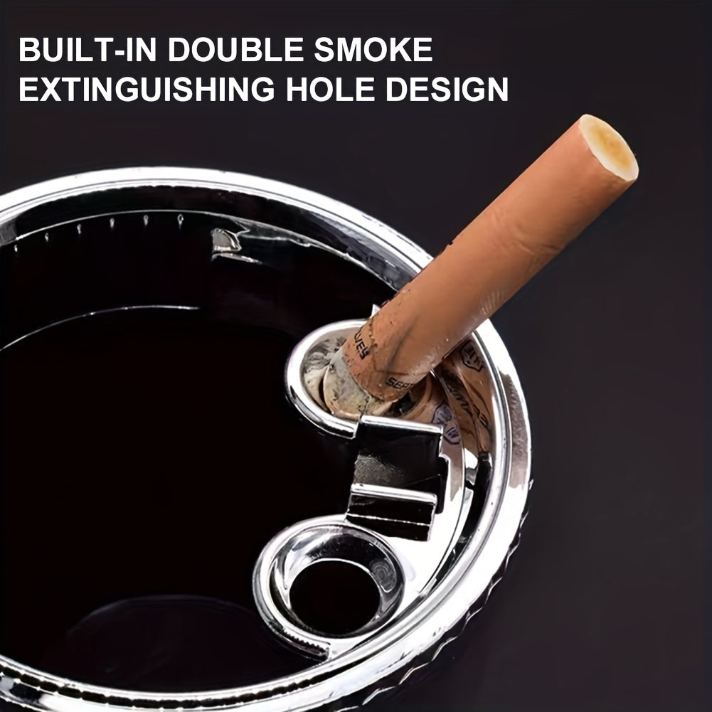 Автомобильная пепельница мини-ведро для мусора с LED-подсветкой для автомобильного держателя, офиса, путешествий