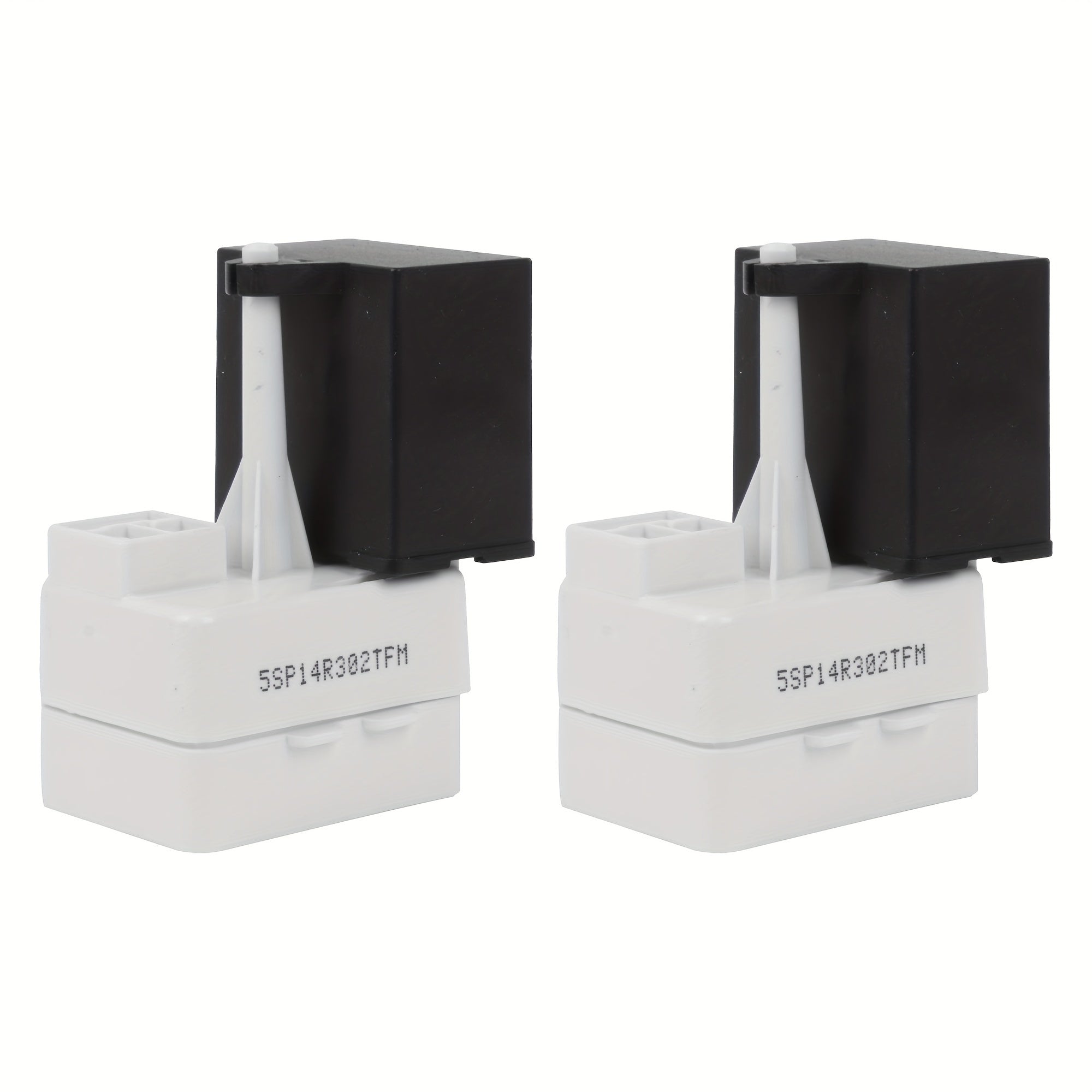 Refrigerator Compressor Relay and Overload Capacitor Kit 2 Piece Set Durable Metal Plastic