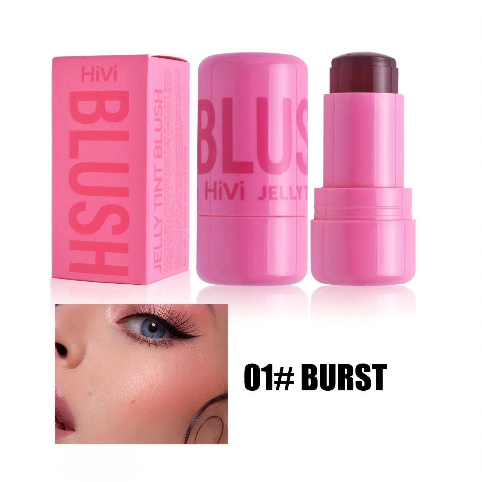 Женский водонепроницаемый Jelly Blush Stick двойного назначения для губ и щёк 5г