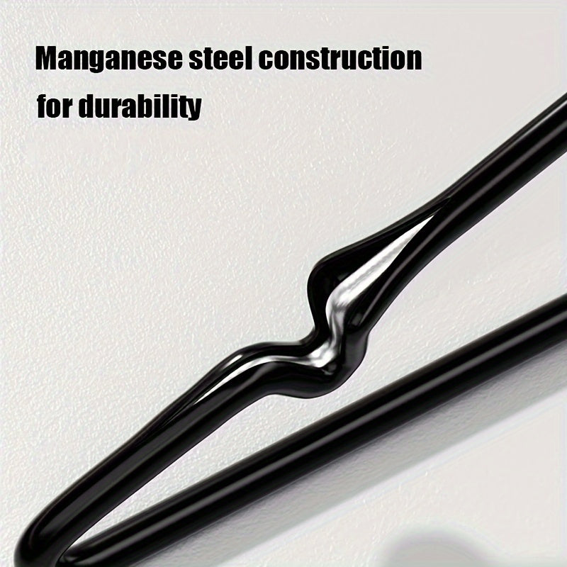 Juego de 30 perchas de metal para ropa antideslizantes y duraderas para organización del armario