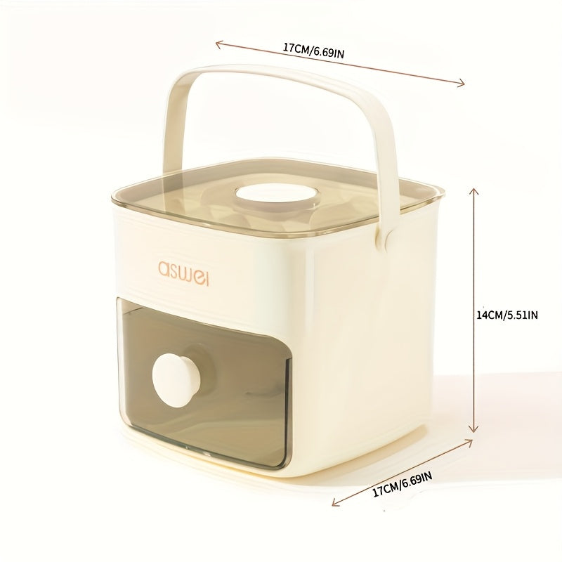 Ice Cube Maker 48-Grid Food-Grade Plastic Silicone Freezer Storage