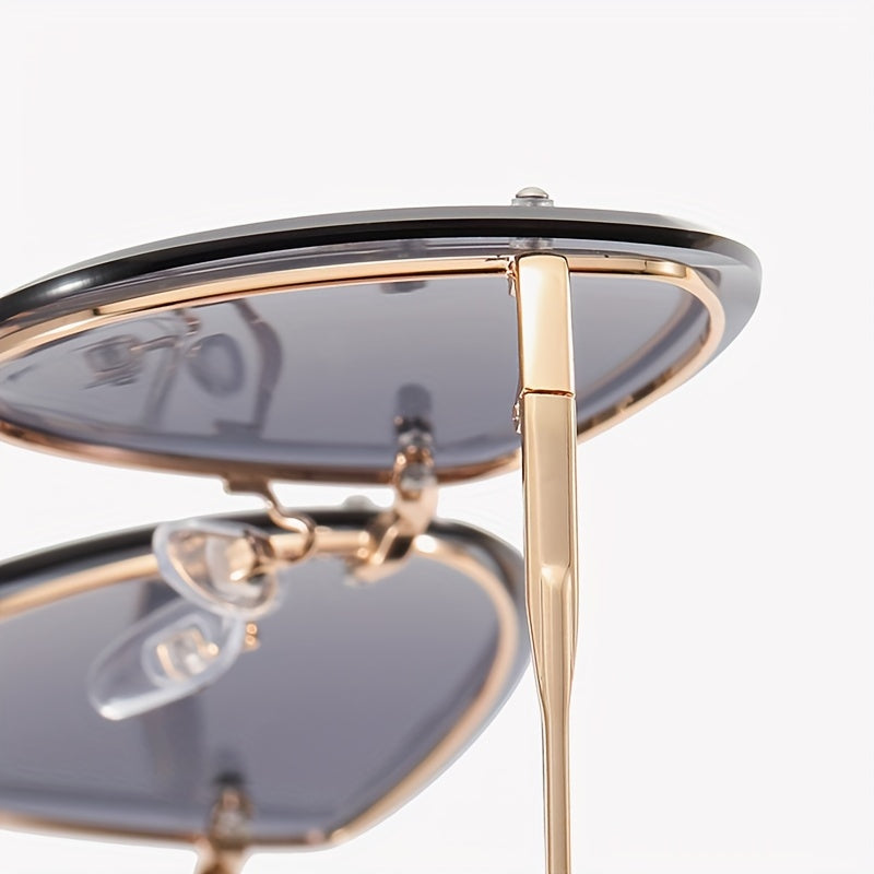 Korean Summer Fashion Glasses Cat Eye Ocean Film Decorative Eyewear