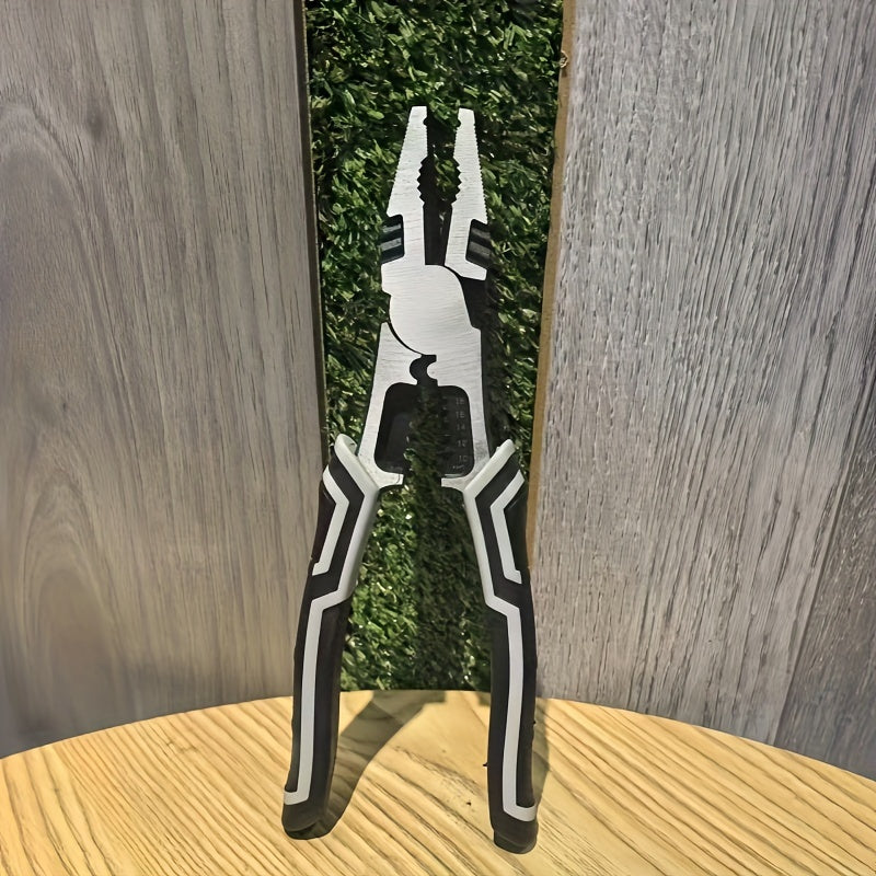 Alicates industriales multifunción de 9 pulgadas, acero cromo vanadio, herramienta para electricista, cortadores de alambre, pelacables