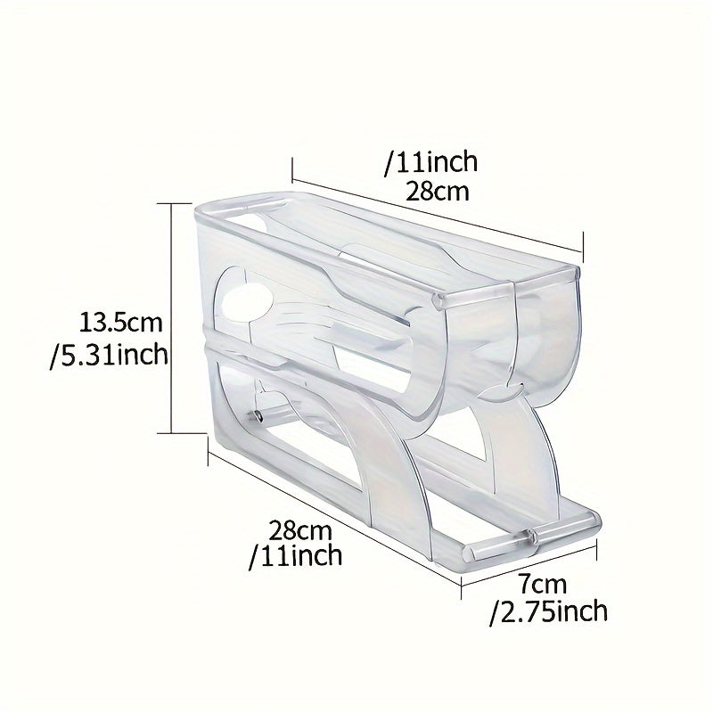 Egg Storage Box Refrigerator Organizer Transparent Multi-layer Kitchen Rack