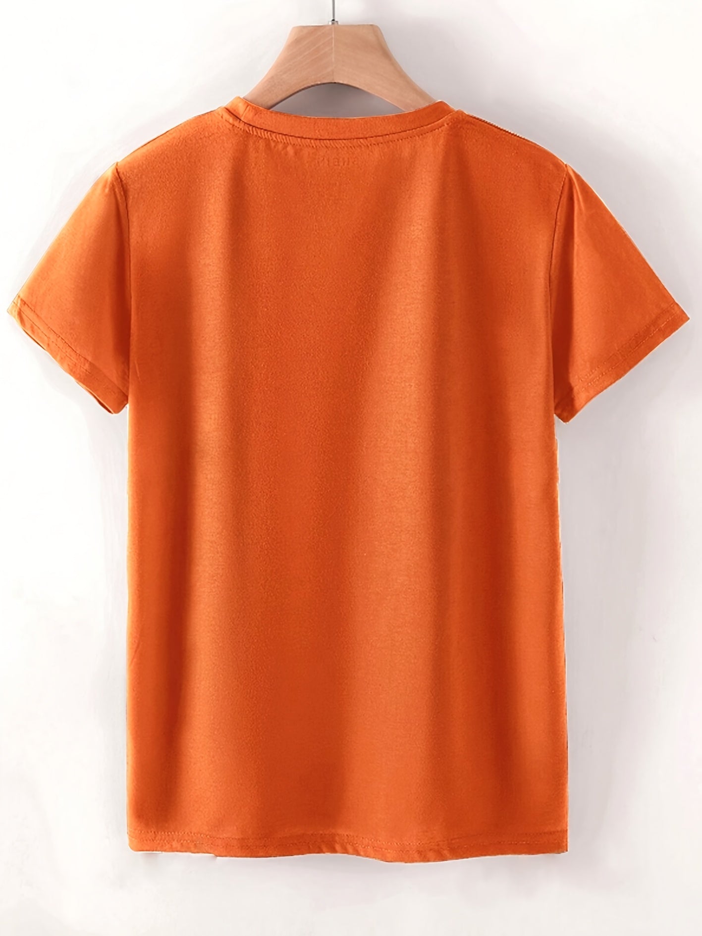 Women's Cotton Butterfly Pattern T-Shirt Summer Casual Short Sleeve